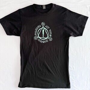 NWOT Panic! At The Disco Black T-shirt XS Tultex Goth Emo Band Music Rock Unisex